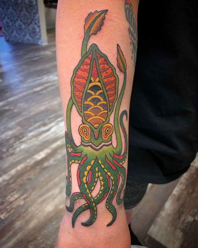 30 Unique Squid Tattoos for Your Inspiration