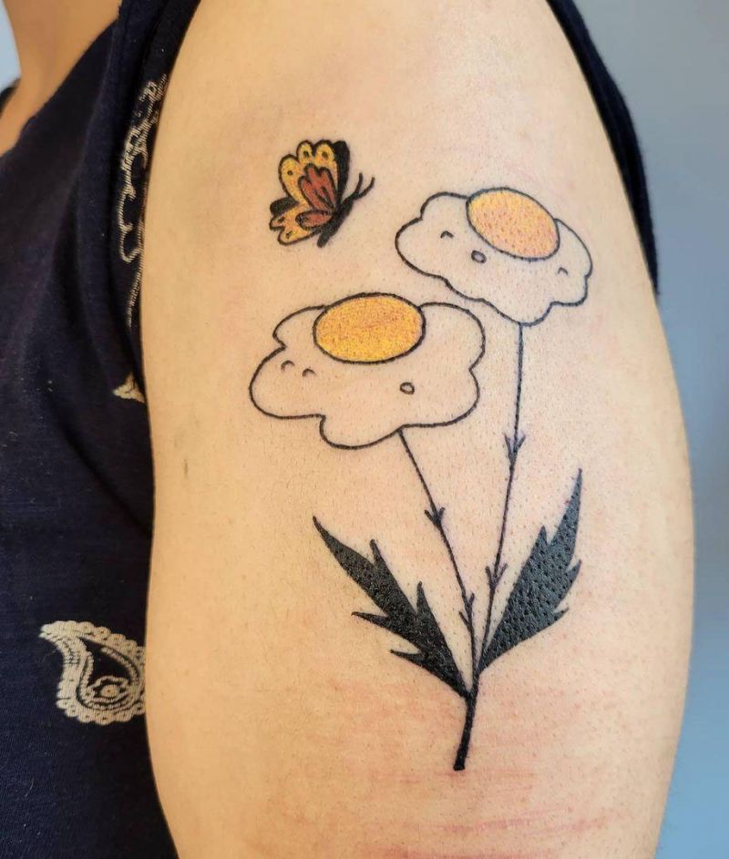 30 Cute Egg Tattoos for Your Inspiration