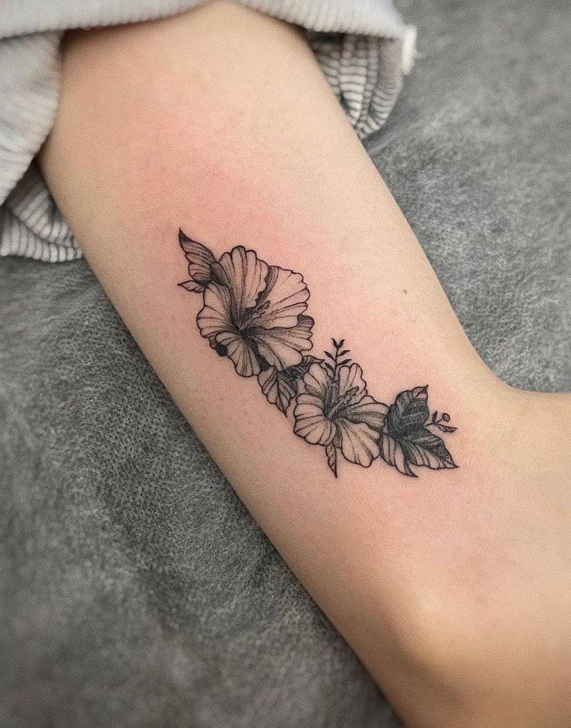 30 Pretty Hibiscus Tattoos You Should Try