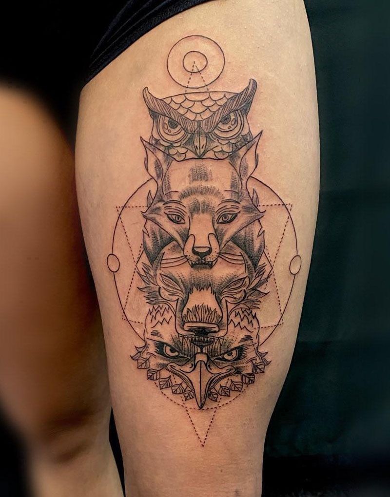 30 Gorgeous Totem Tattoos for Your Inspiration