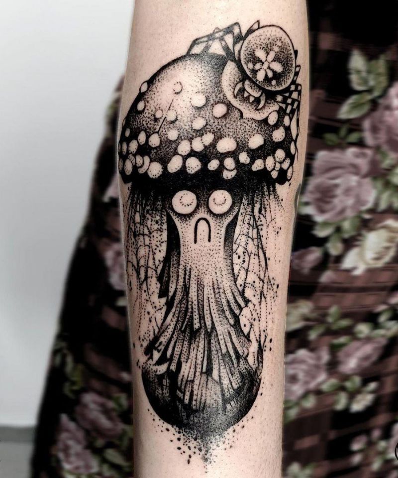 30 Unique Mushroom Tattoos You Must See