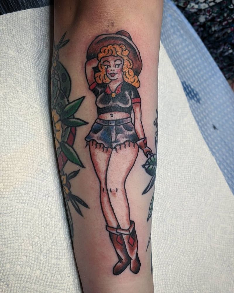 30 Beautiful Cowgirl Tattoos for Your Inspiration