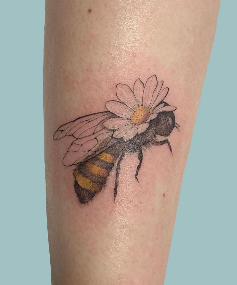 30 Beautiful Bee Tattoos You Must See