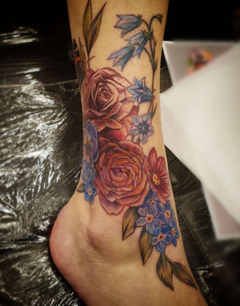 30 Gorgeous Bluebell Tattoos You Must Love