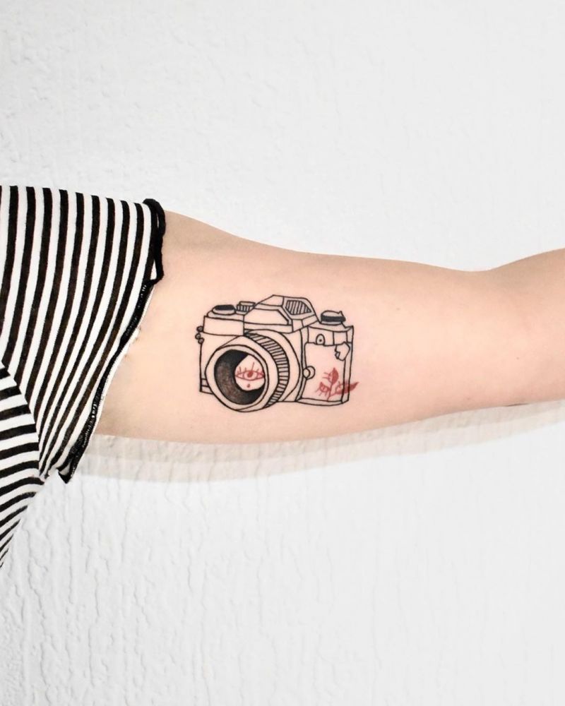 30 Elegant Camera Tattoos You Must Try