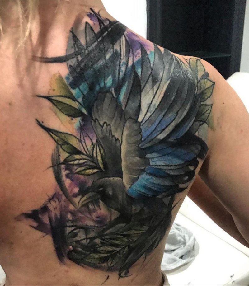 30 Unique Raven Tattoos You Must Love
