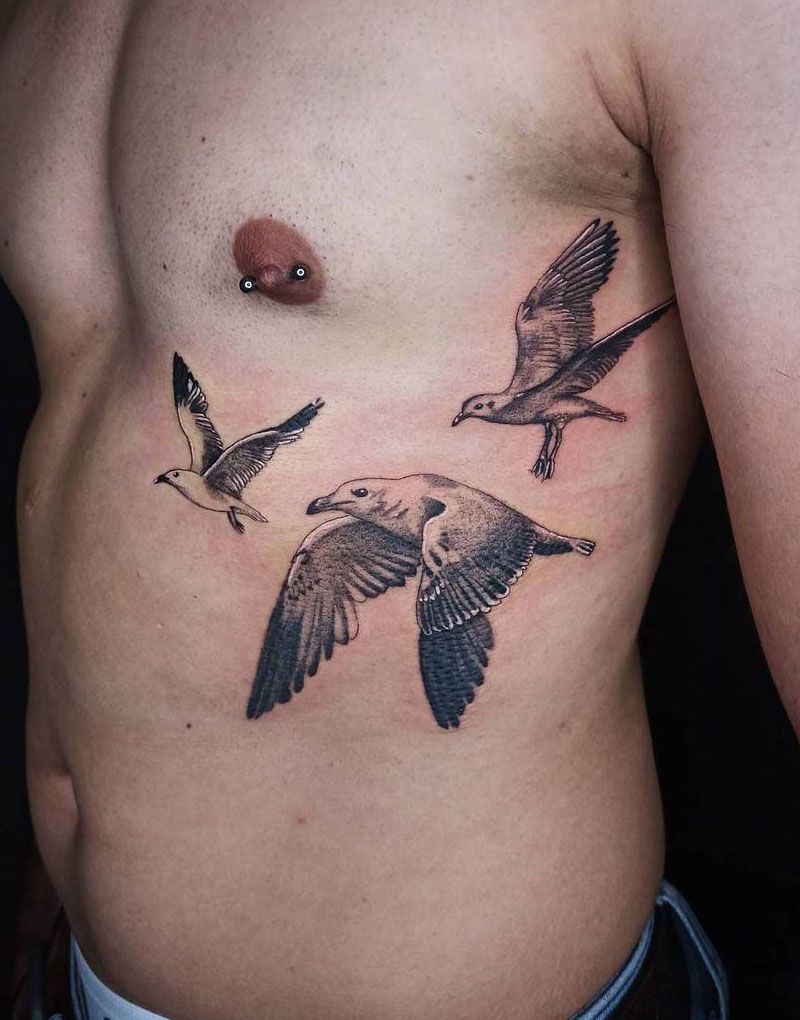 30 Pretty Seagull Tattoos You Will Love