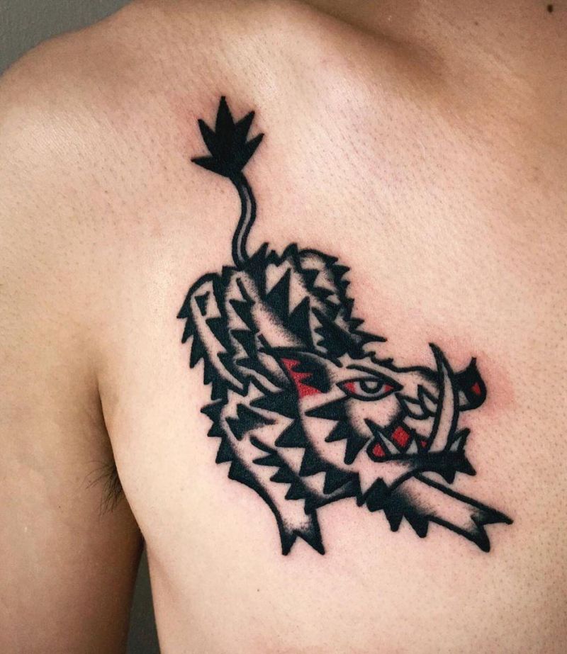 30 Gorgeous Wild Boar Tattoos You Must Love
