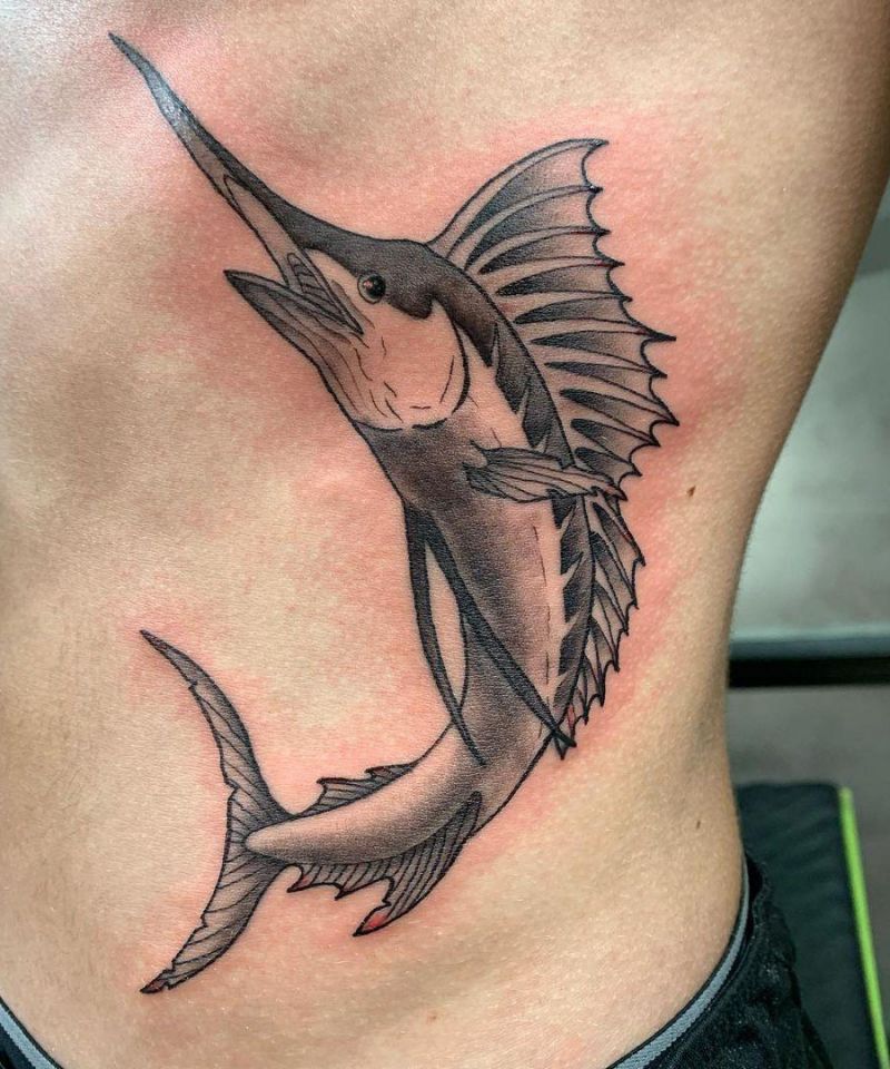 30 Wonderful Marlin Tattoos You Must See