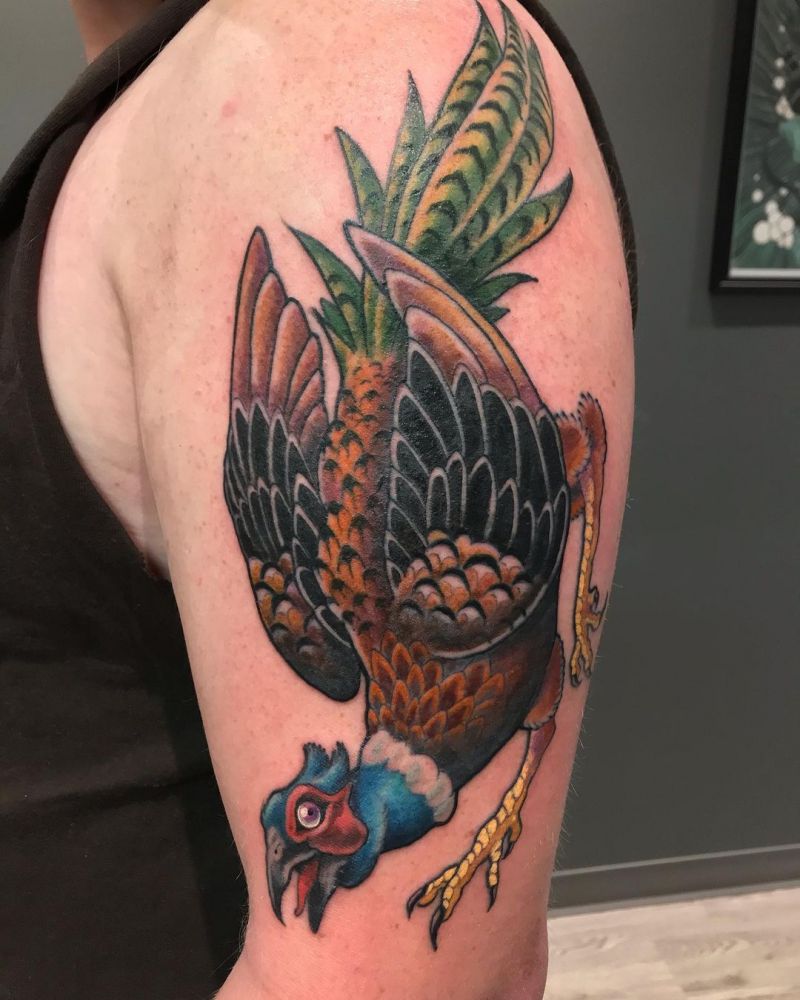 30 Gorgeous Pheasant Tattoos You Should Try