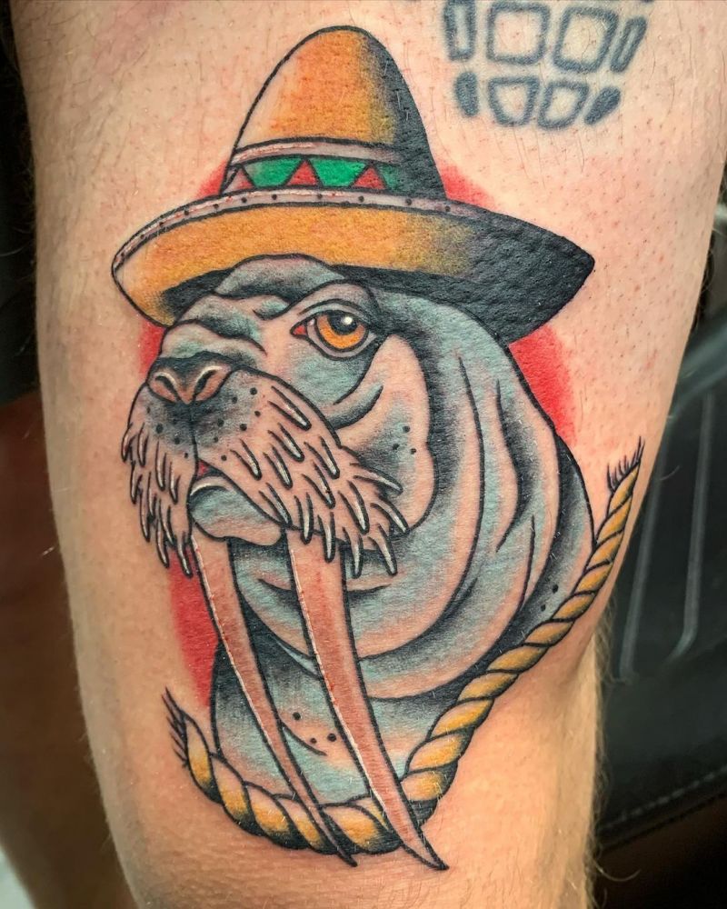 30 Gorgeous Walrus Tattoos You Can Copy