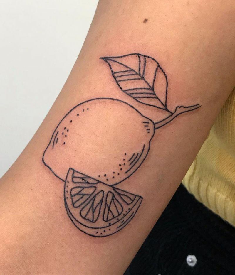 30 Elegant Lime Tattoos You Must Try