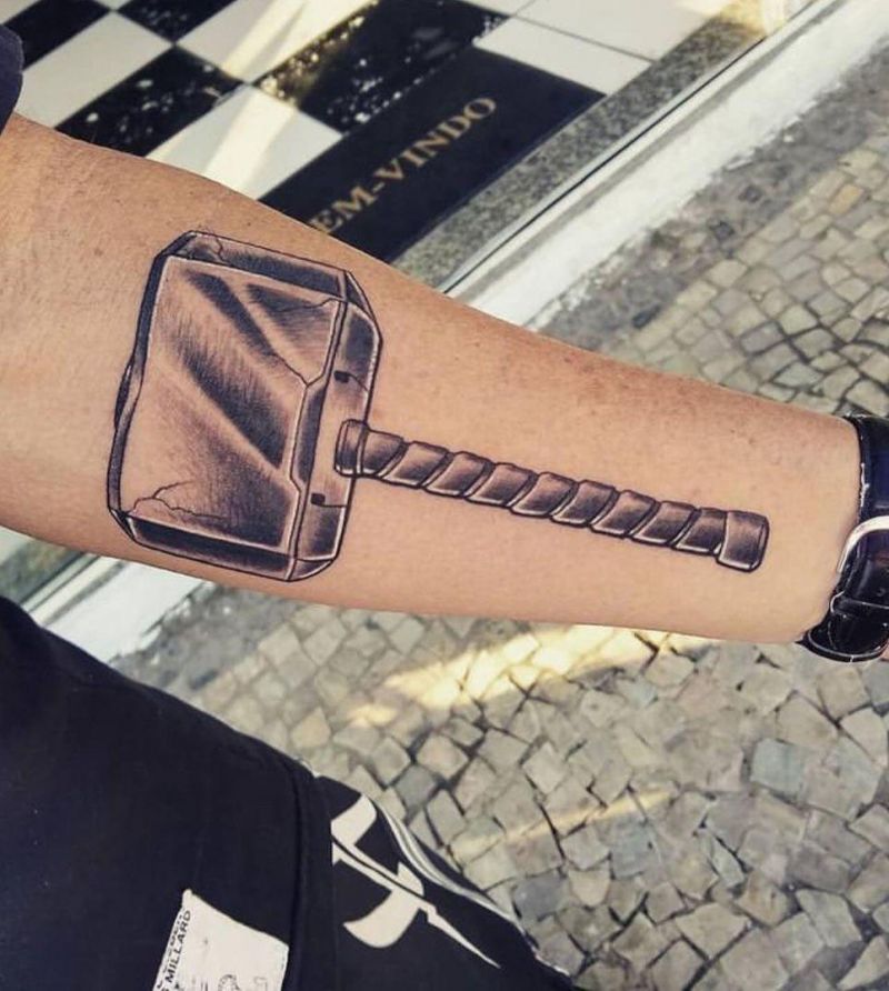 30 Gorgeous Hammer Tattoos You Can Copy