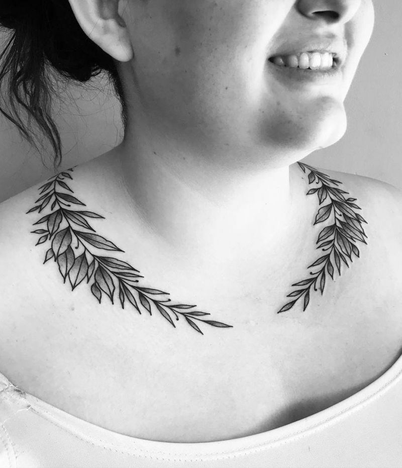 30 Gorgeous Necklace Tattoos You Should Try