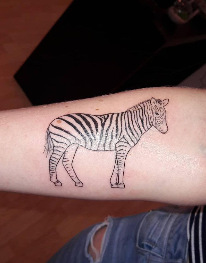30 Elegant Zebra Tattoos for Your Inspiration