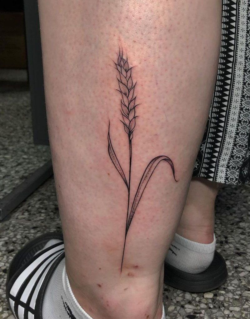 30 Elegant Wheat Tattoos You Must See