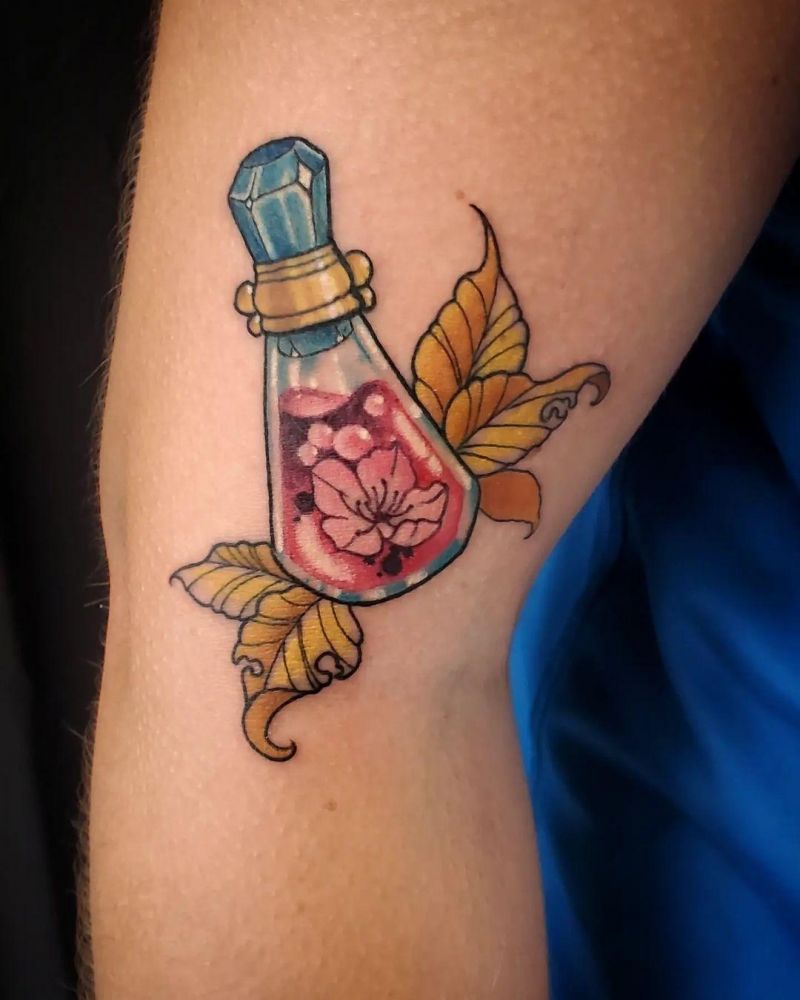 30 Gorgeous Potion Tattoos You Can Copy