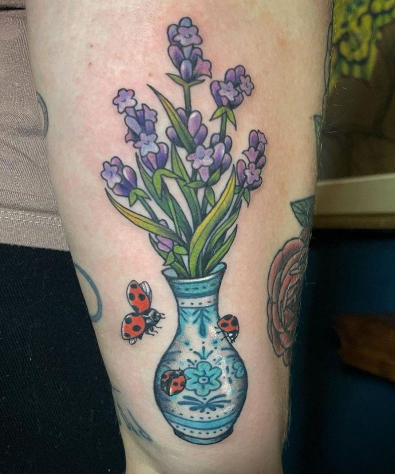 30 Elegant Vase Tattoos You Can Copy