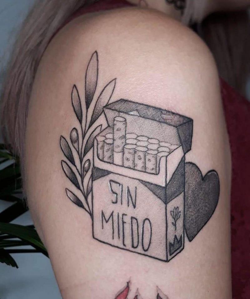 30 Elegant Cigarette Tattoos You Must Love