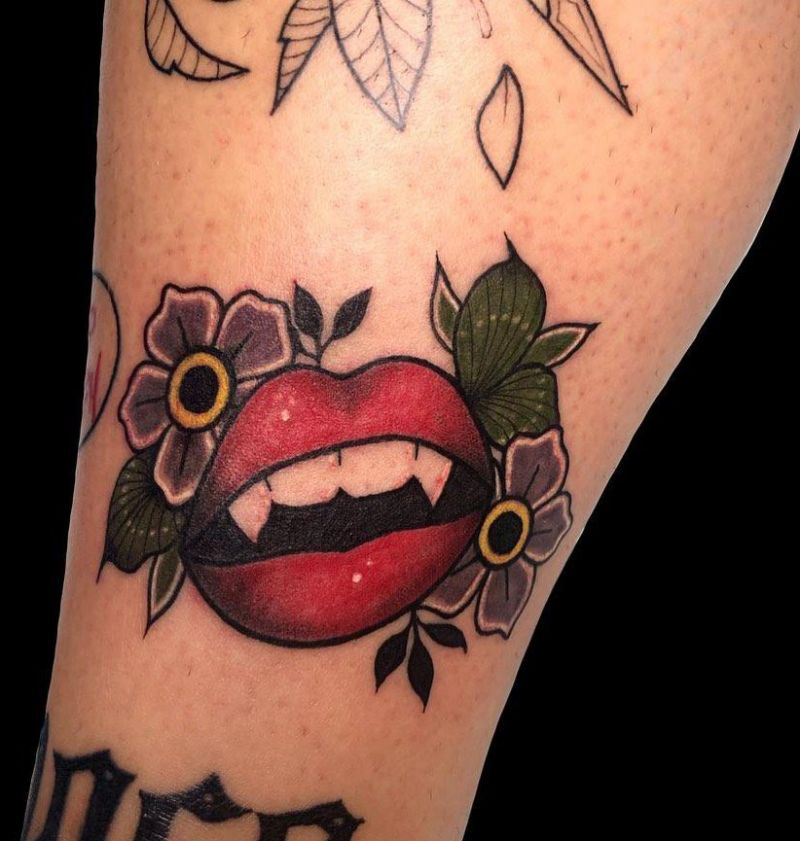 30 Excellent Vampire Tattoos You Must See