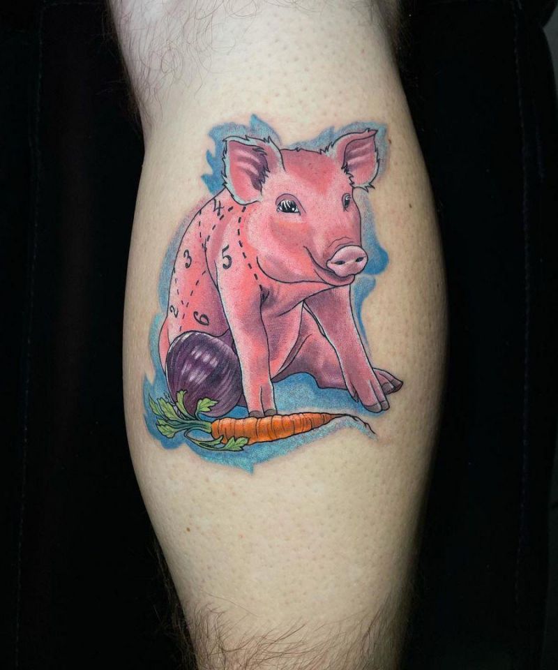 30 Wonderful Pig Tattoos You Should Try
