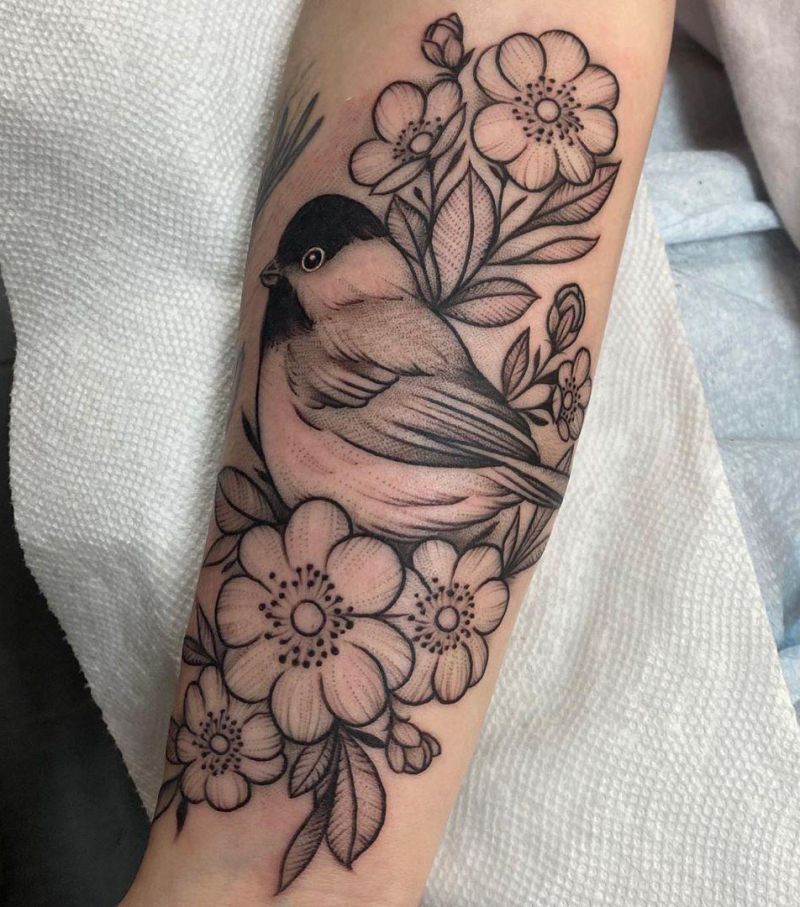 30 Elegant Chickadee Tattoos You Must Love