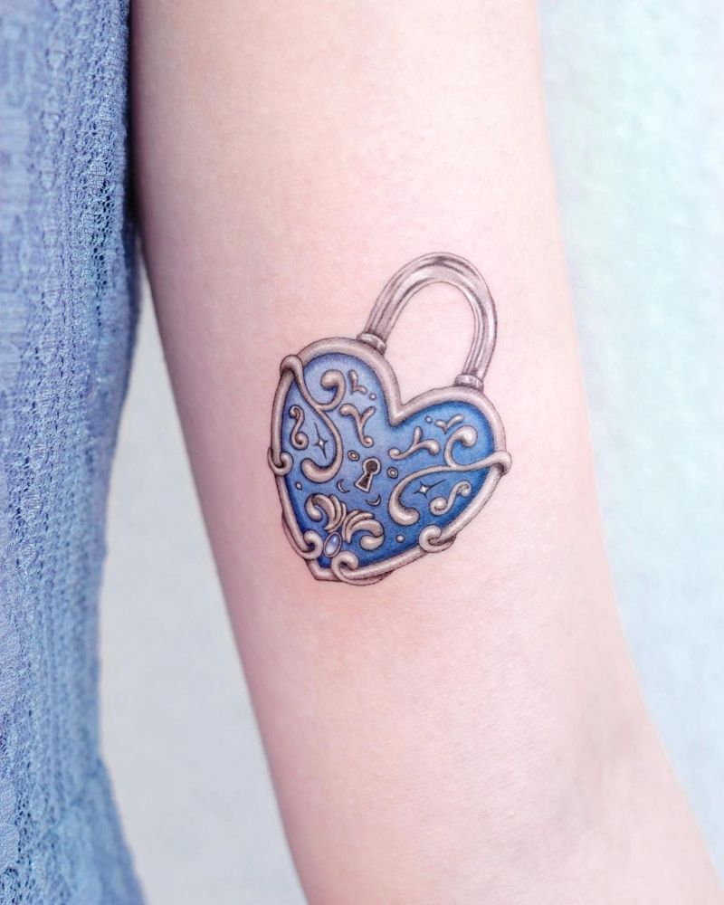 30 Elegant Lock Tattoos to Inspire You