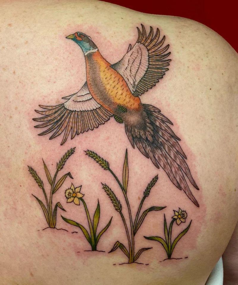 30 Gorgeous Pheasant Tattoos You Should Try