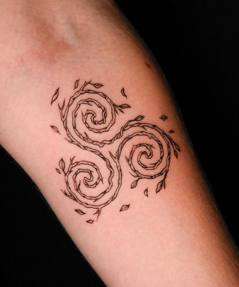 30 Gorgeous Triskelion Tattoos For Your Next Ink