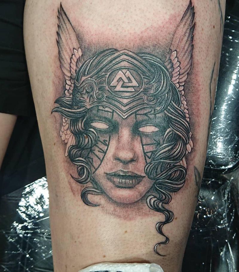 30 Excellent Valkyrie Tattoos to Inspire You