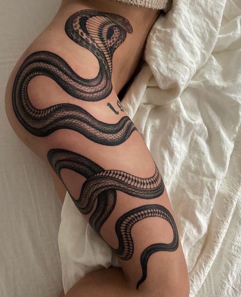 30 Gorgeous Cobra Tattoos to Inspire You