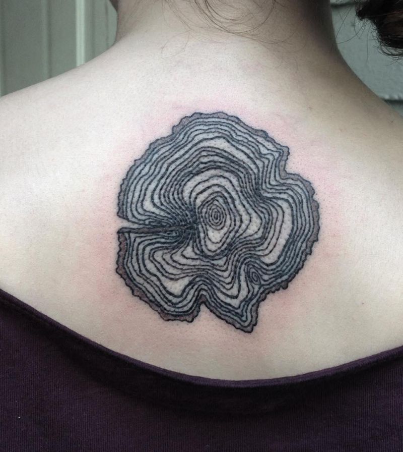 30 Elegant Tree Ring Tattoos for Your Inspiration