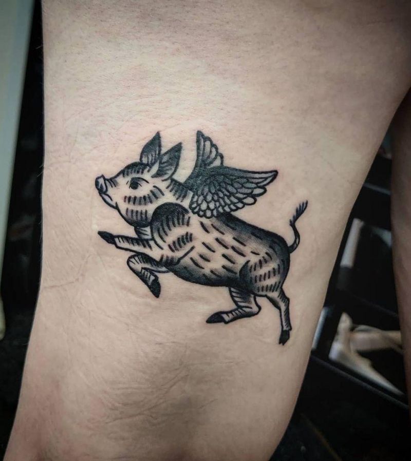 30 Wonderful Pig Tattoos You Should Try