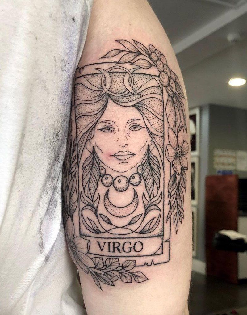 30 Elegant Virgo Tattoos You Can Copy