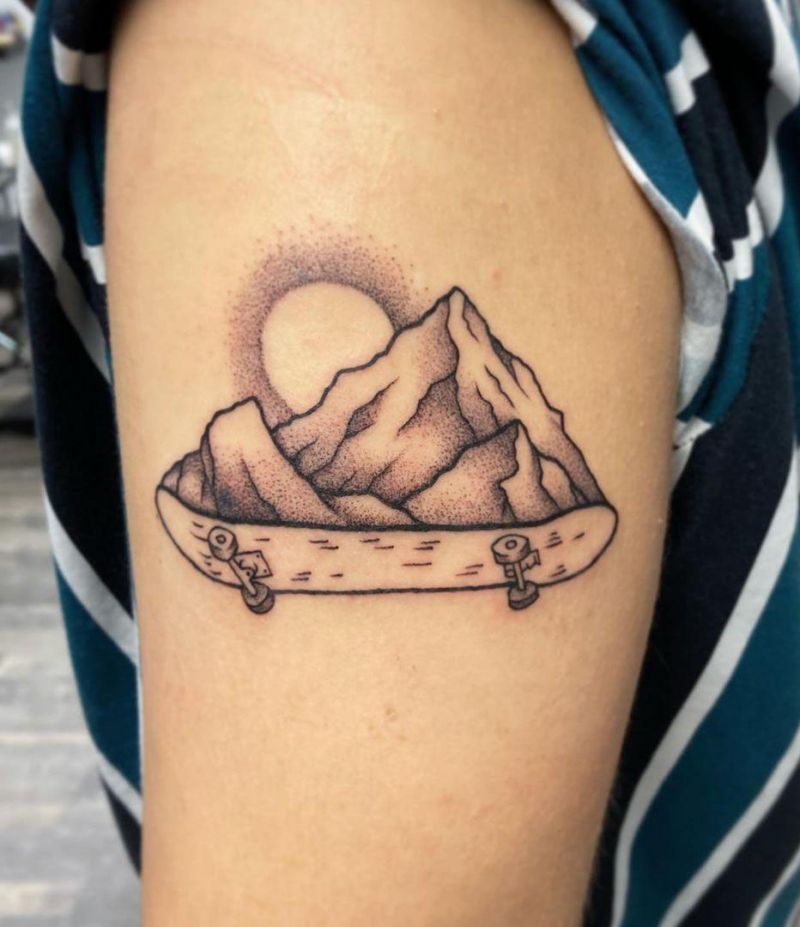30 Excellent Skater Tattoos You Will Love