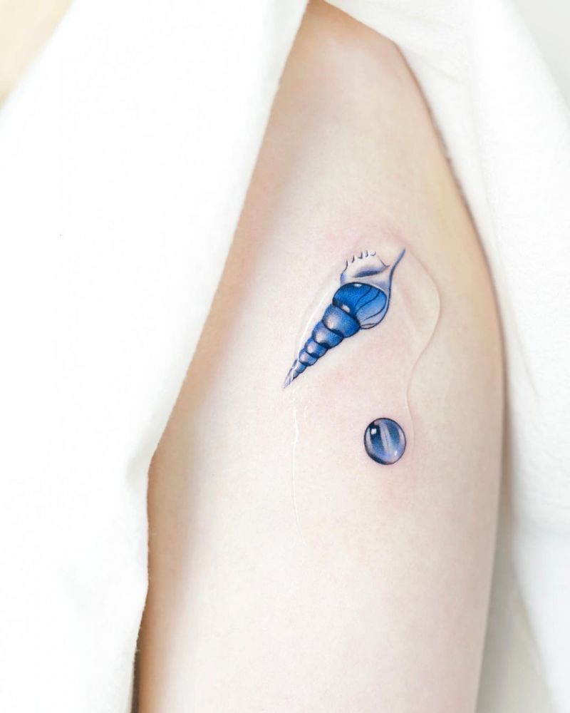 30 Elegant Conch Tattoos You Can Copy