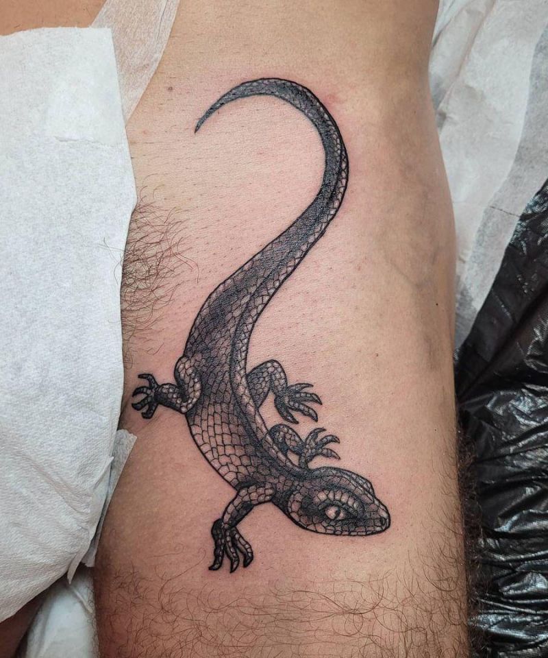 30 Excellent Lizard Tattoos to Inspire You