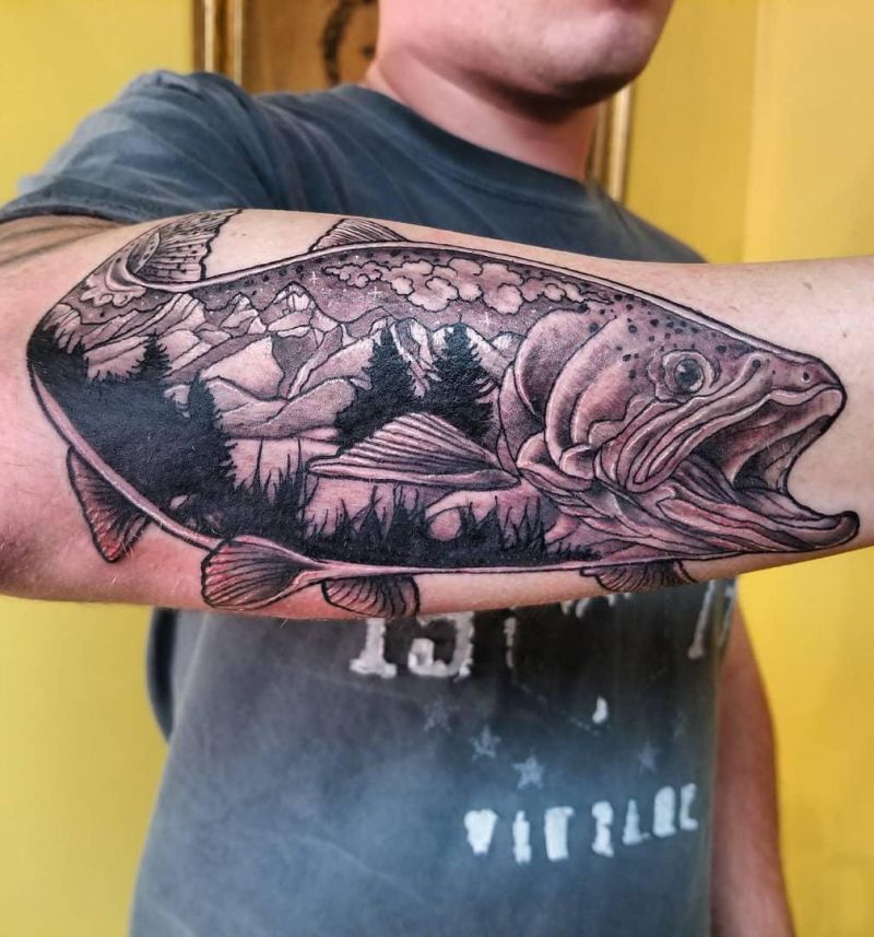 30 Gorgeous Trout Tattoos You Must Love