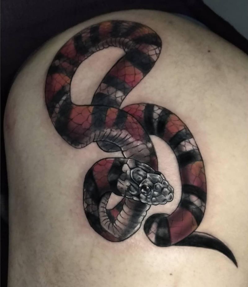 30 Excellent Viper Tattoos You Must Love