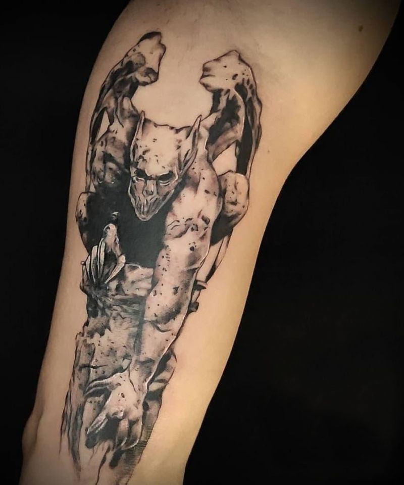 30 Gorgeous Gargoyle Tattoos You Can Copy