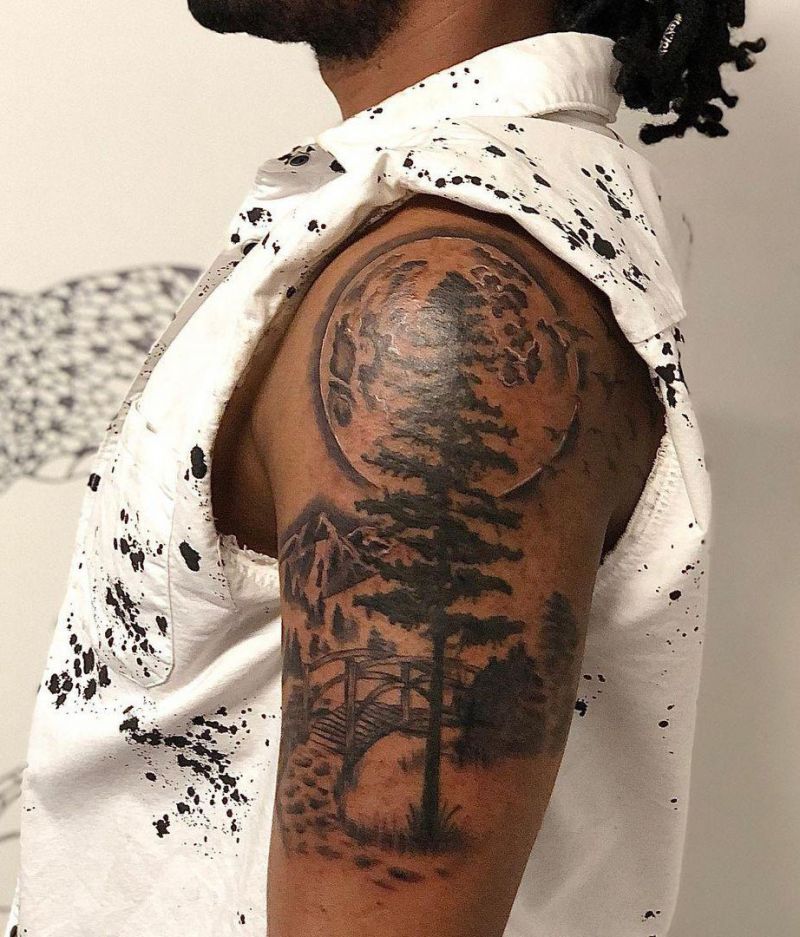 30 Gorgeous Landscape Tattoos For Your Next Ink