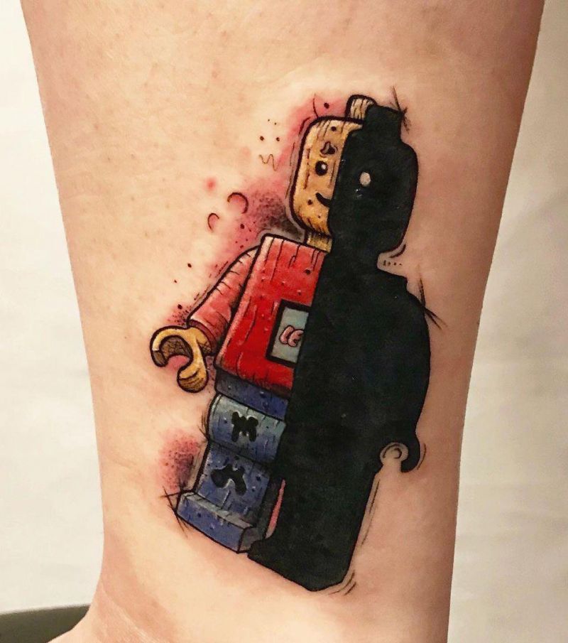 30 Unique Lego Tattoos for Your Inspiration