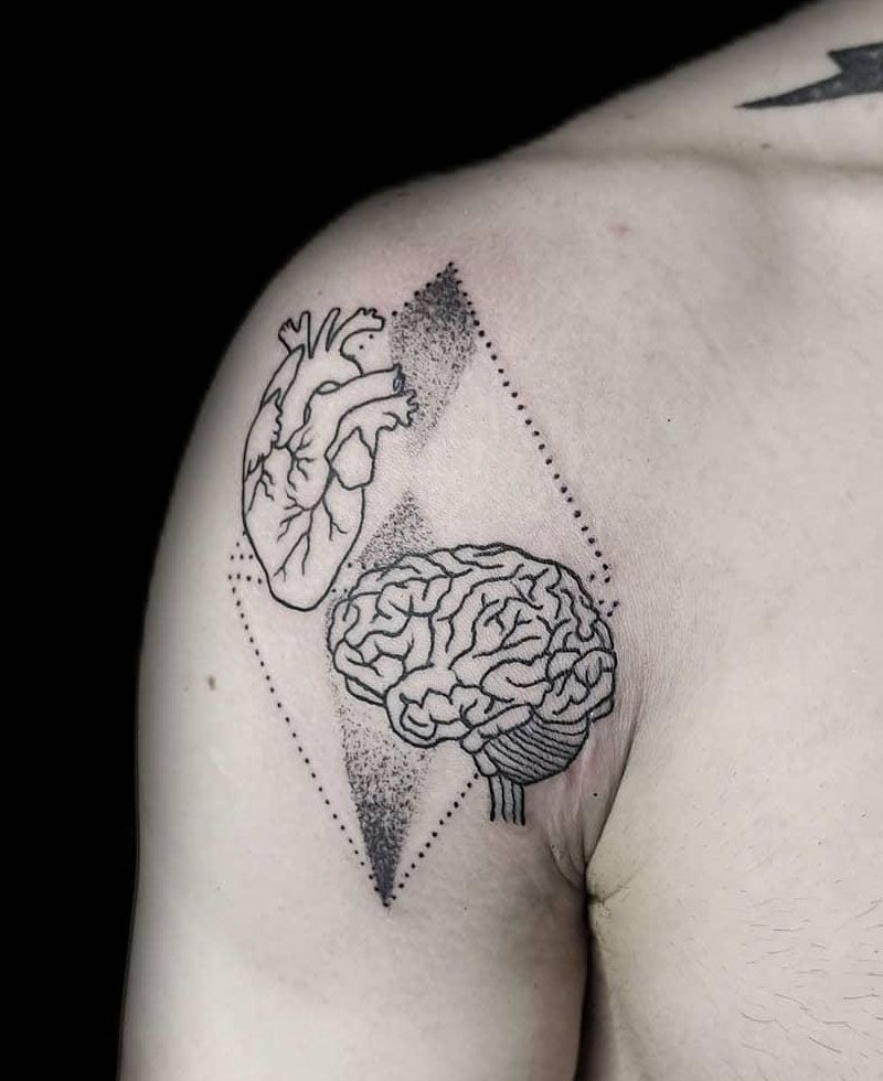 30 Unique Brain Tattoos for Your Inspiration