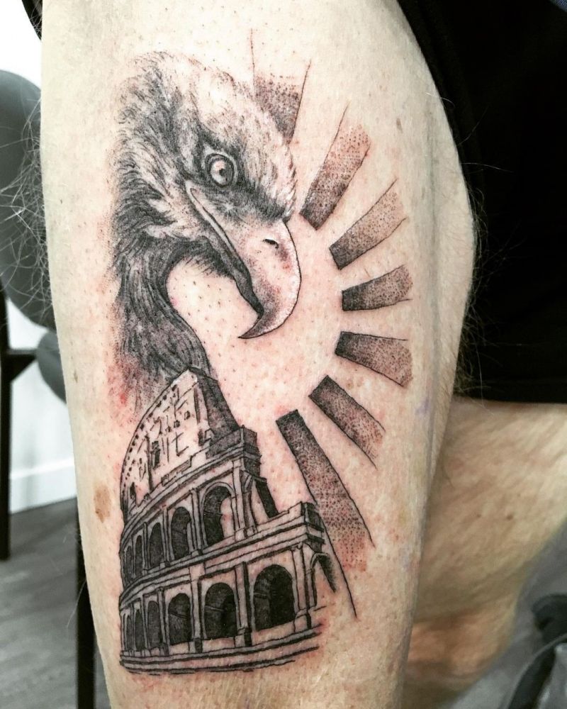 30 Unique Colosseum Tattoos You Must Try