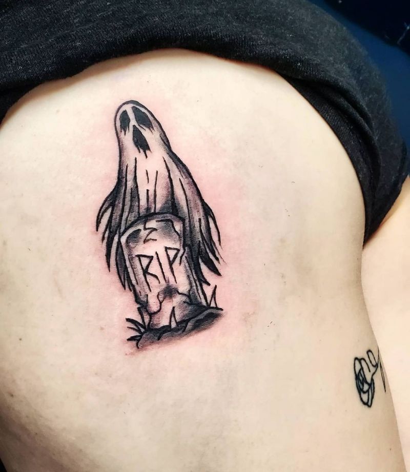 30 Cool Ghost Tattoos for Your Inspiration