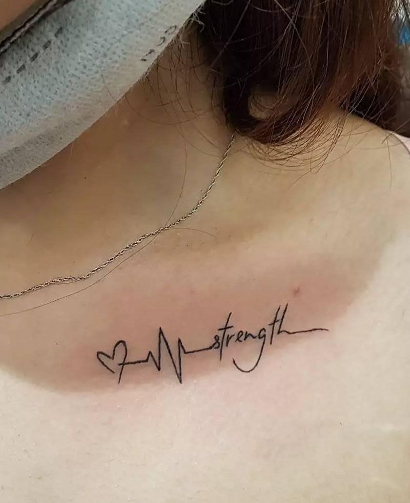 30 Unique Strength Tattoos You Must Love