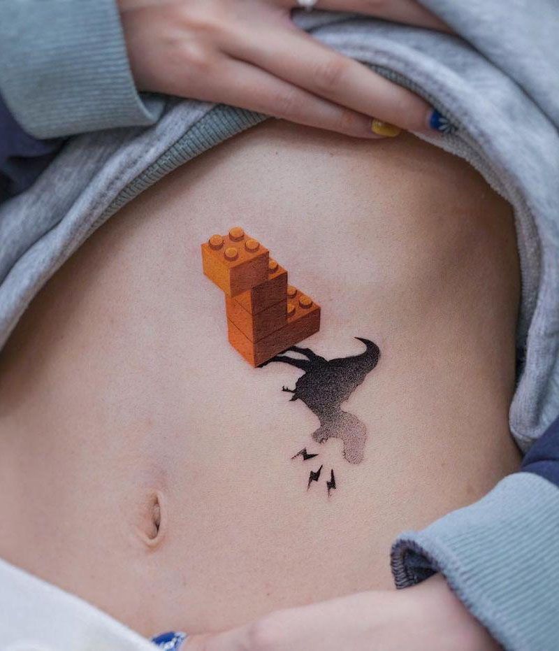 30 Unique Lego Tattoos for Your Inspiration