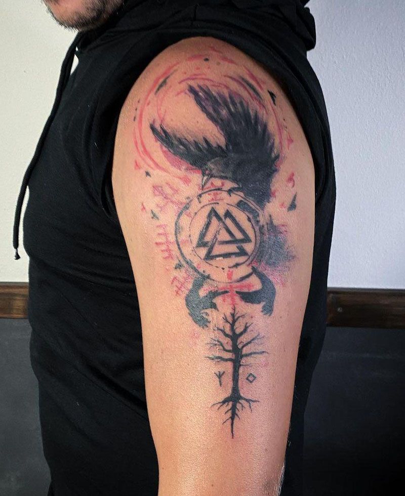 30 Excellent Trash Polka Tattoos You Will Love