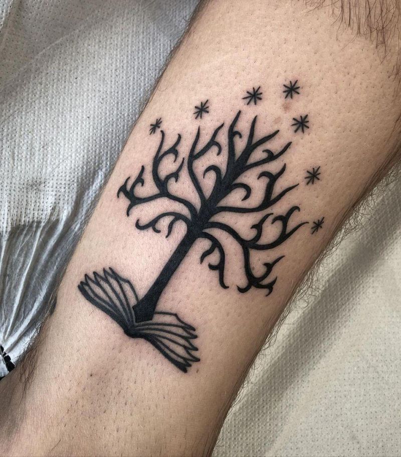 30 Excellent Tree of Gondor Tattoos You Must Love