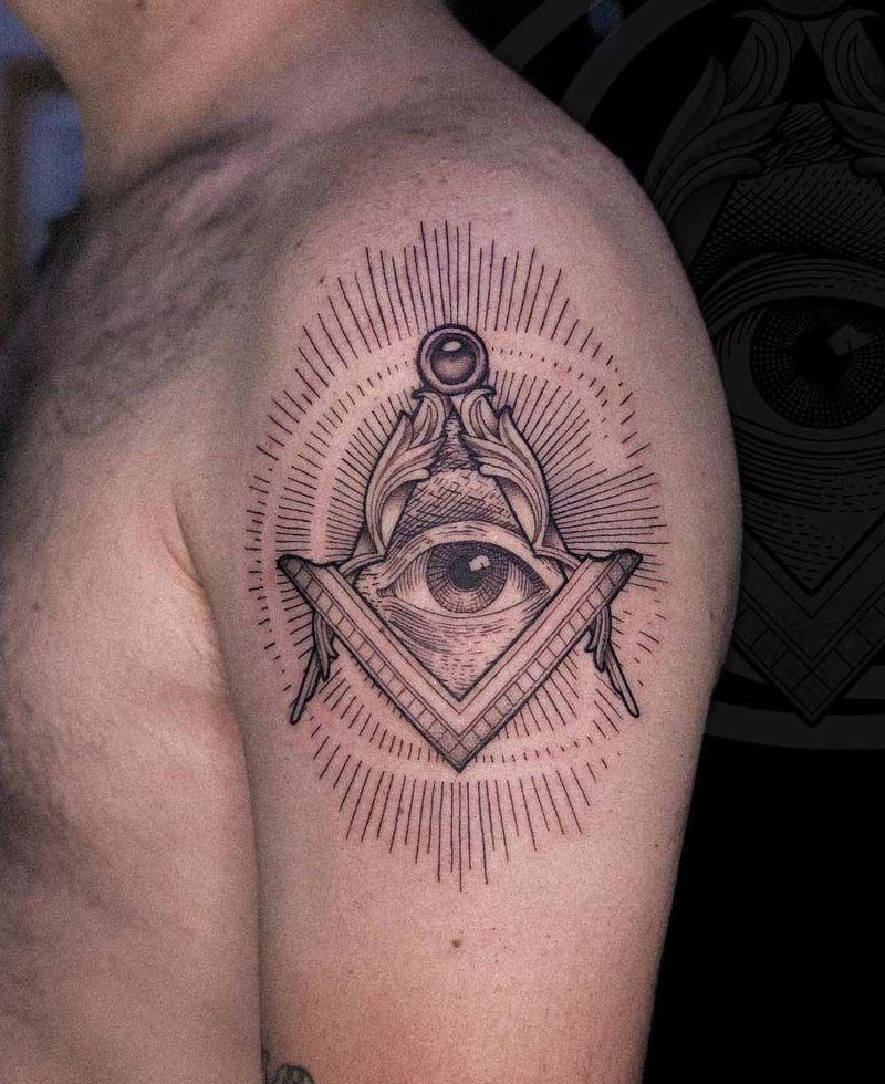 30 Unique Freemason Tattoos to Inspire You